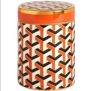 Jonathan Adler Versailles Carnaby Canister, Orange